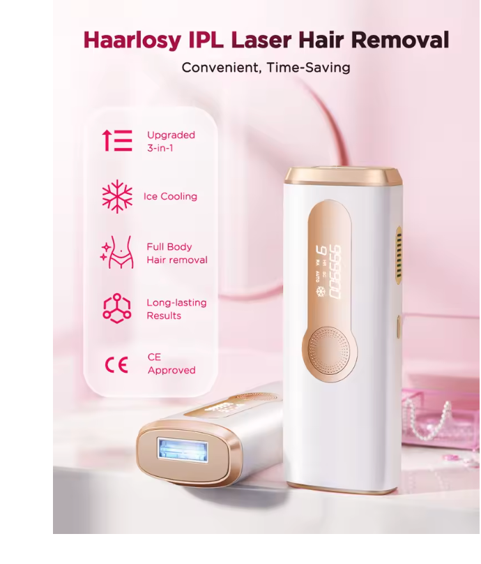 IPL Laser Hair Removal Device – Safe, Painless, and Long-Lasting Hair Reduction