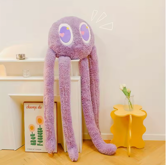 Adorable Long-Legged Octopus Plush Toy – Cuddly Stuffed Animal for Kids & Adults