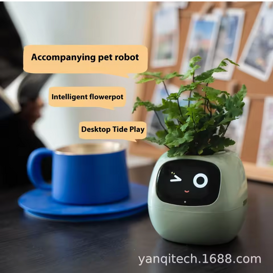 Smart Plant Robot – Intelligent Self-Watering Planter with Advanced Monitoring and Entertainment Features