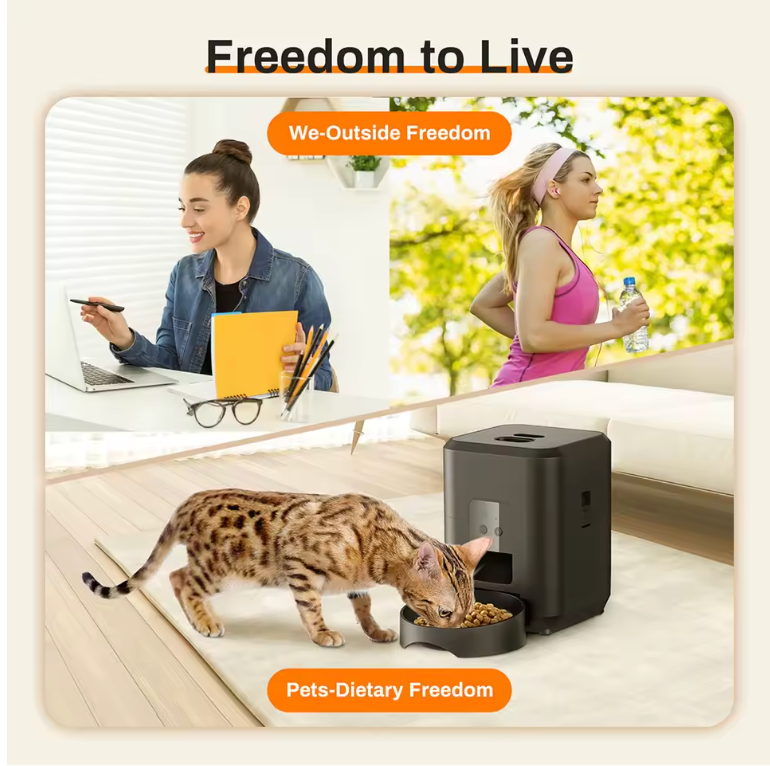 Automatic Pet Feeder – Button & Mobile Phone Control Versions