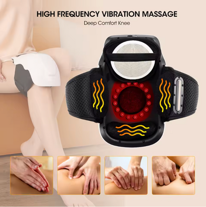 Multifunctional Heated Massage Knee Pads – Vibration, Infrared, and Moxibustion Therapy