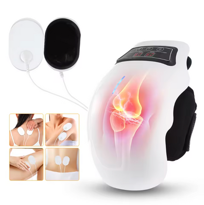 Multifunctional Heated Massage Knee Pads – Vibration, Infrared, and Moxibustion Therapy