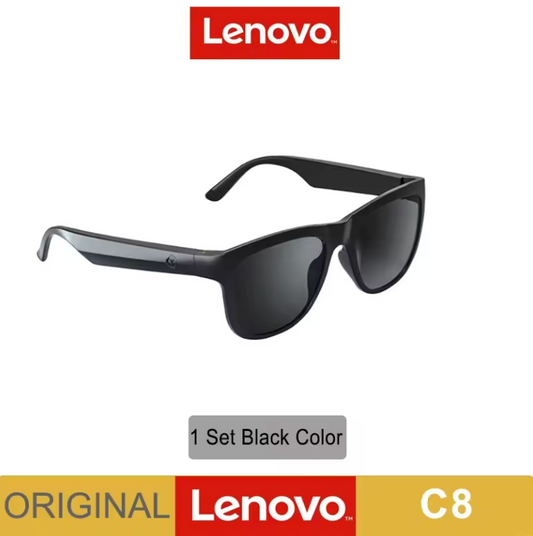 Lenovo Bluetooth 5.0 Smart Sunglasses – IPX4 Waterproof with Polarized Lenses