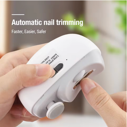 Electric Nail Clippers with Light – Automatic Nail Trimmer for Adults and Babies