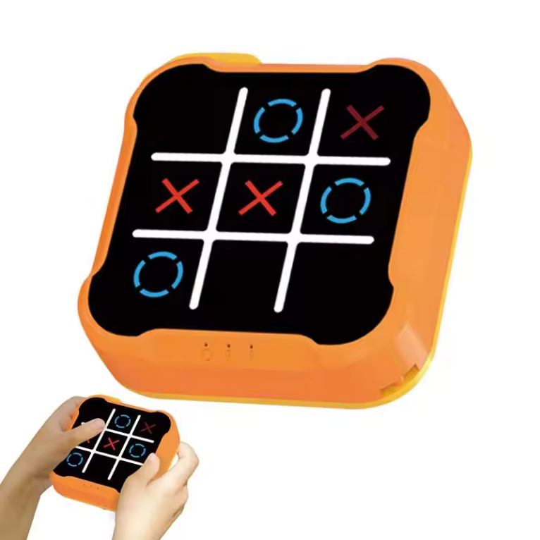 Compact Electronic Tic-Tac-Toe Game – Portable Fun for Kids and Adults