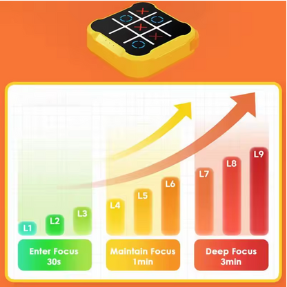 Compact Electronic Tic-Tac-Toe Game – Portable Fun for Kids and Adults