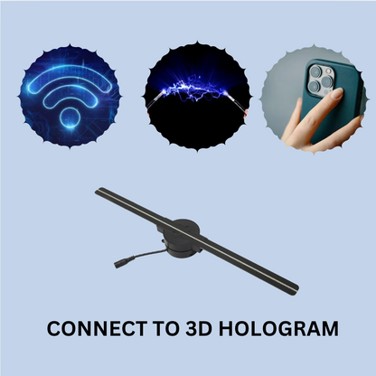 Trendy 3D fan holographic projector