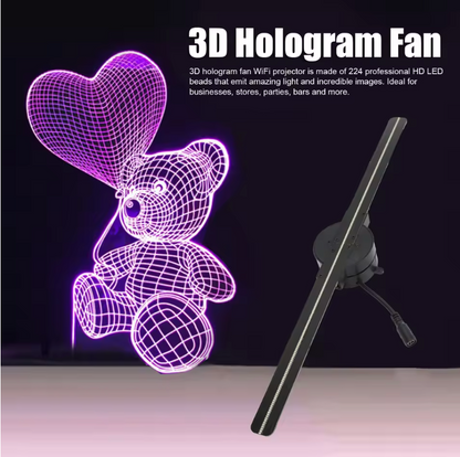 Trendy 3D fan holographic projector